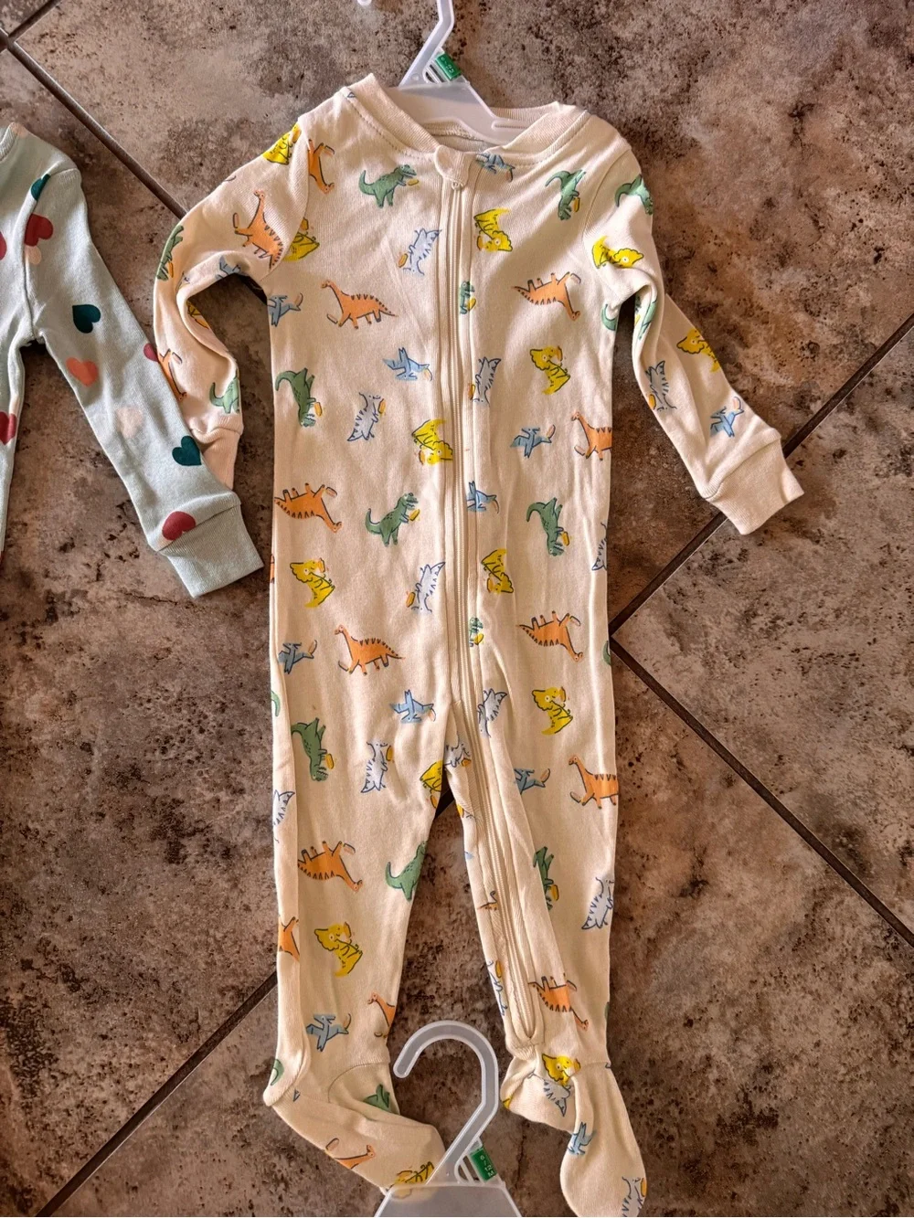NWT Bundle of (4) Footie Full Zip Pajamas pjs size 6-12 months